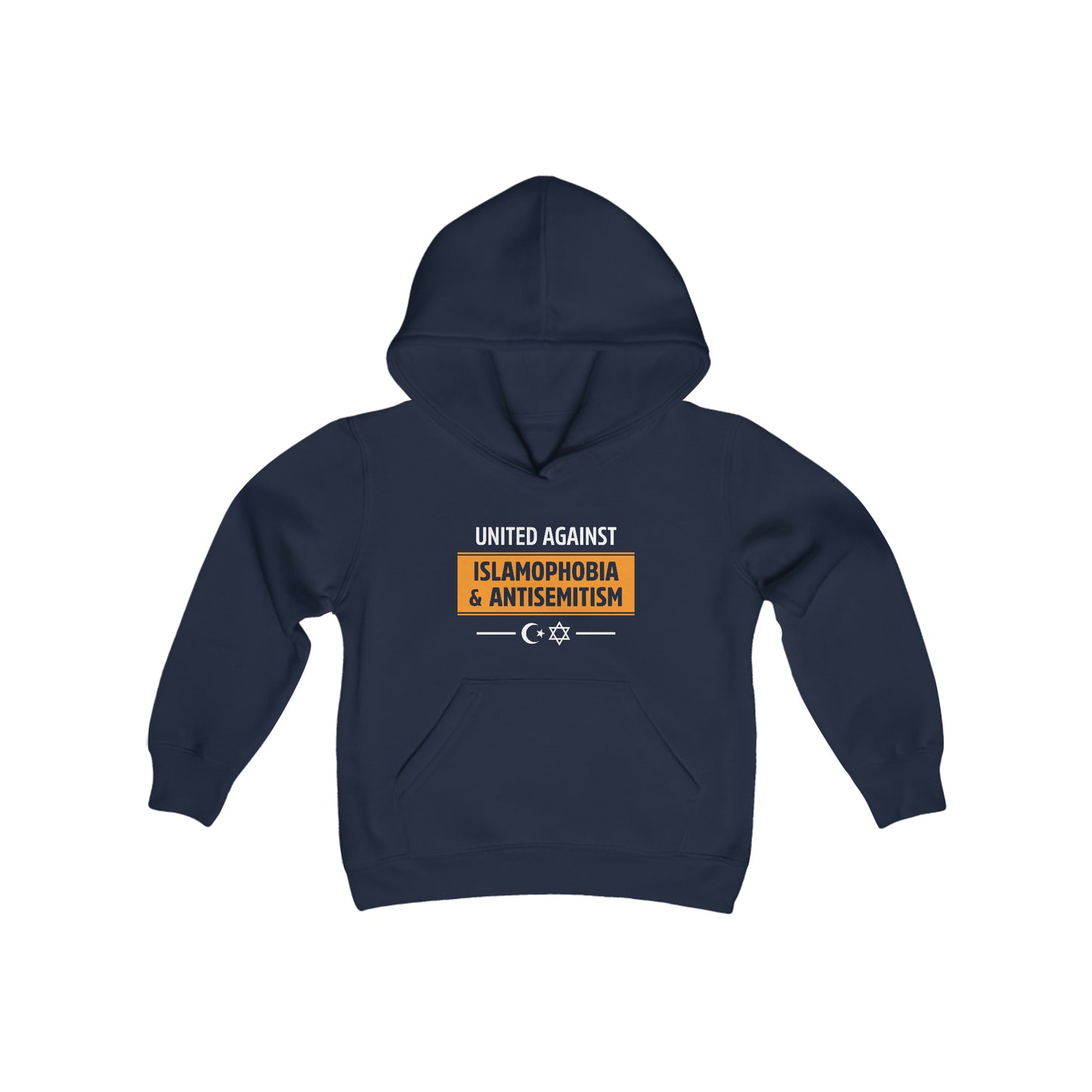 "United Against Islamophobia & Antisemitism" Youth Hoodie