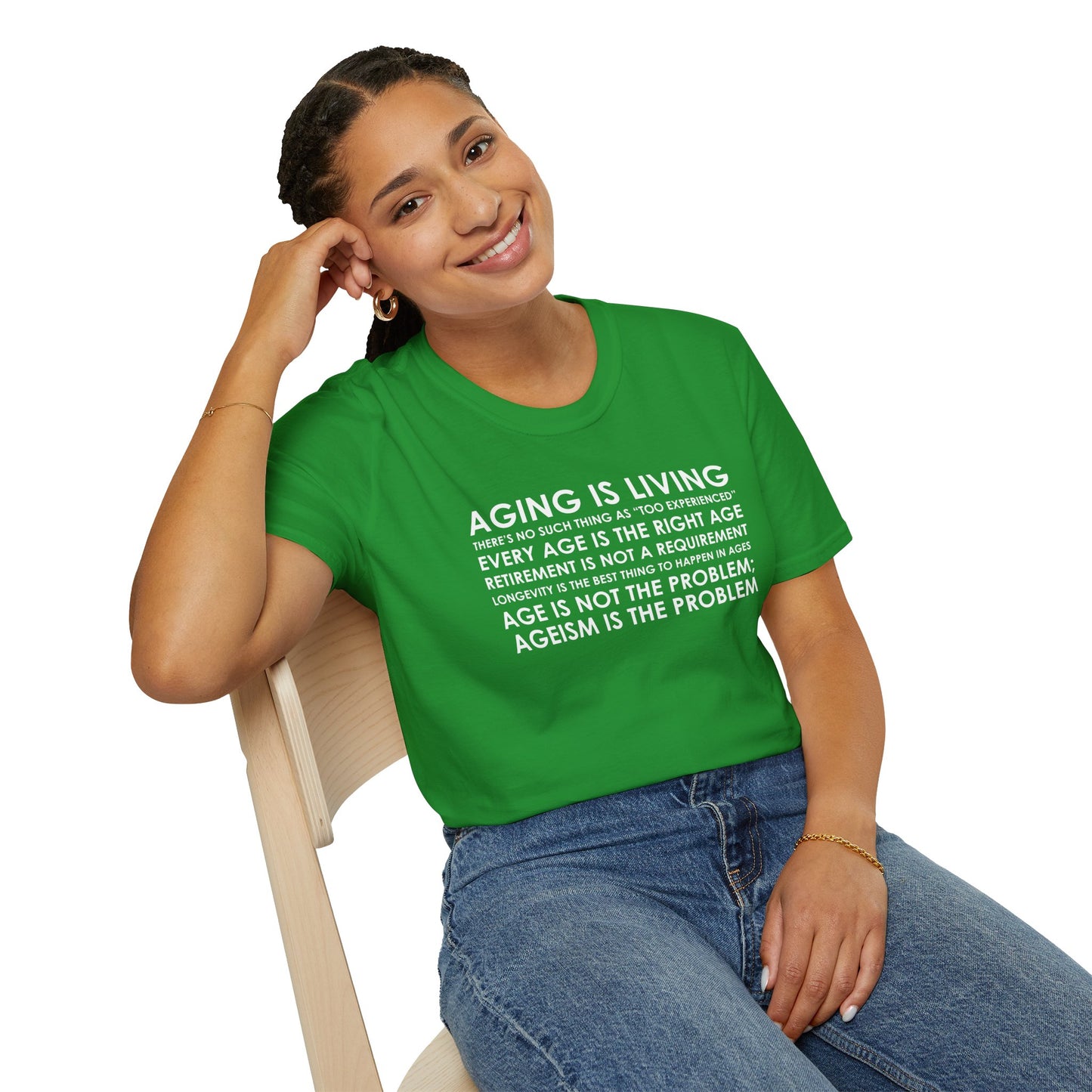 "Aging Is Living" Unisex T-Shirt
