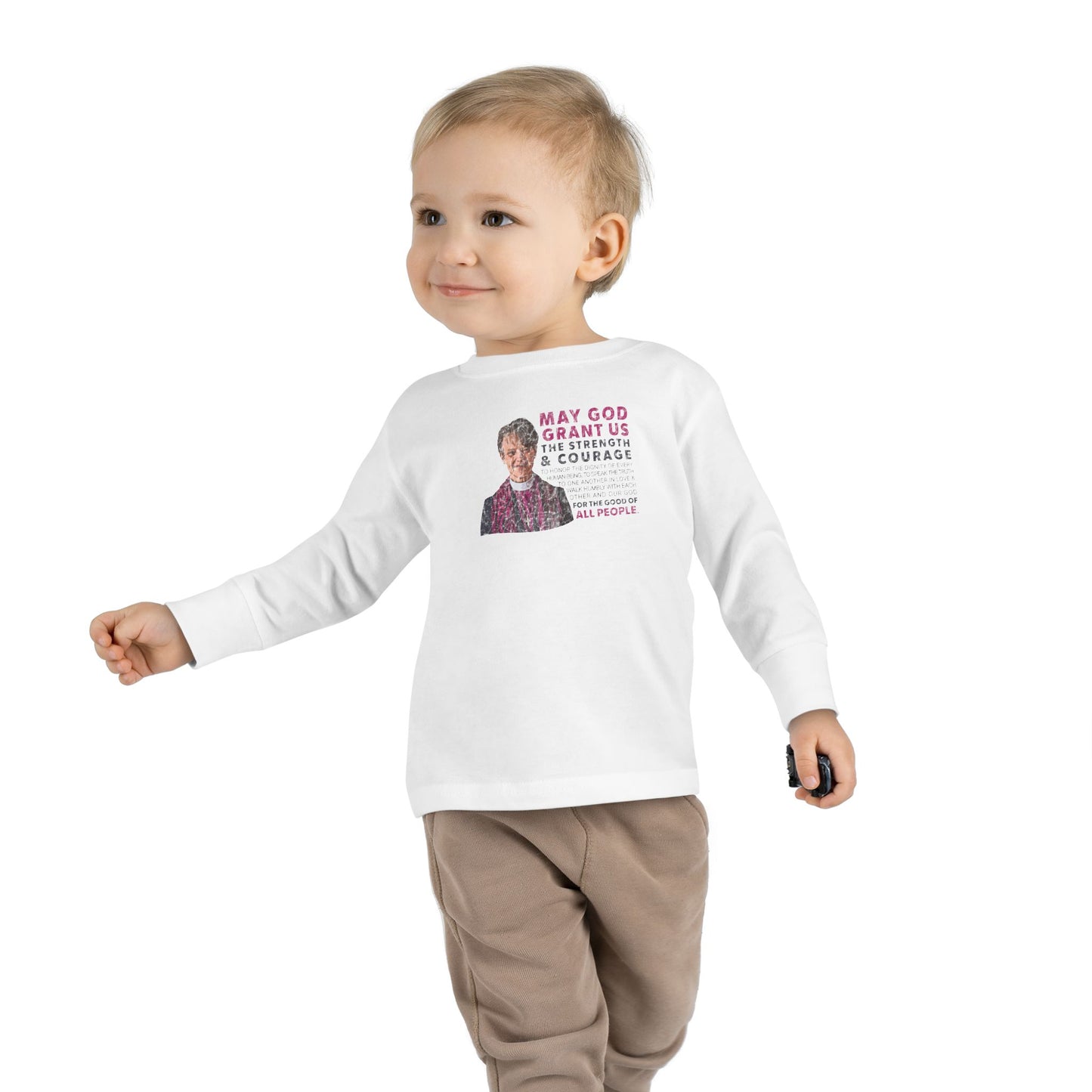 "Mariann Budde Bishop" Toddler Long Sleeve Tee