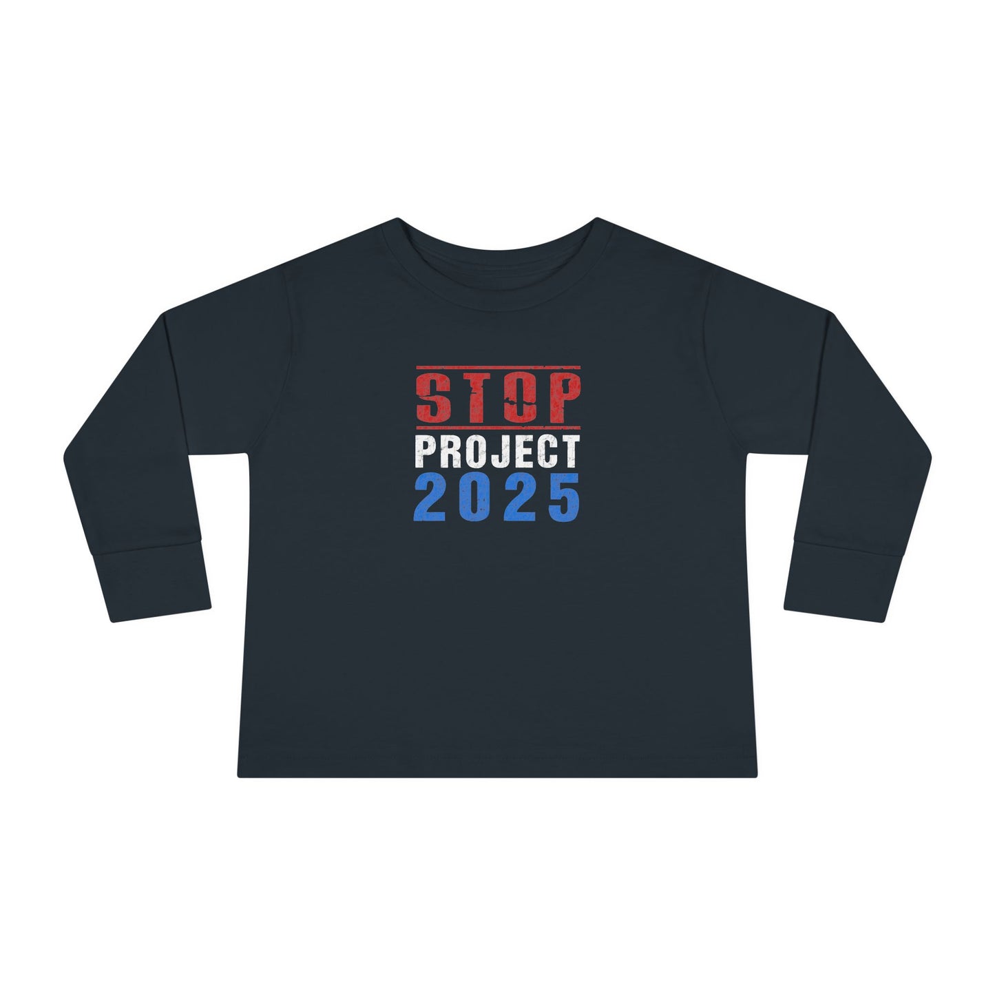 “STOP Project 2025” Toddler Long Sleeve Tee