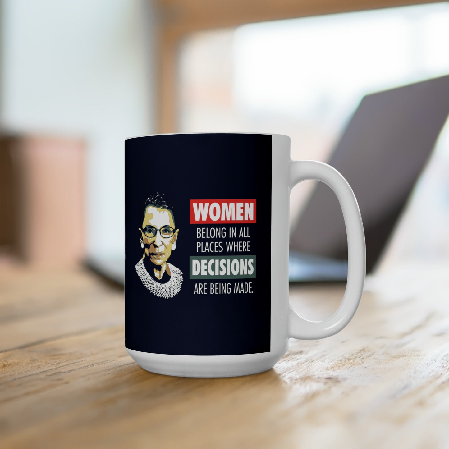 “Notorious RBG” 15 oz. Mug