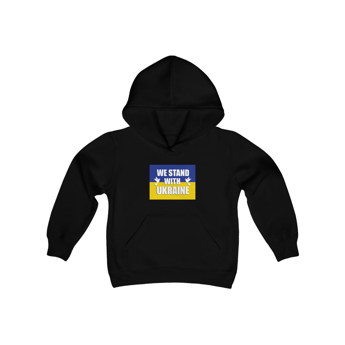 “We Stand With Ukraine” Youth Hoodie