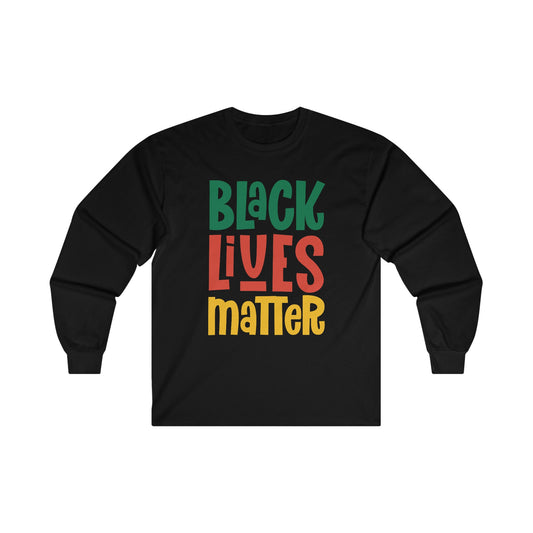 “Black Lives Matter – Solidarity (Pan-Africa 2)” Unisex Long Sleeve T-Shirt