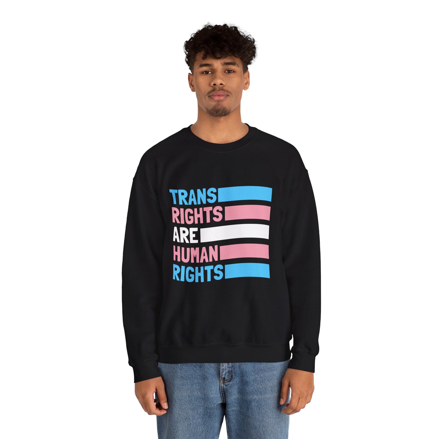 “Trans Rights Are Human Rights” Unisex Sweatshirt