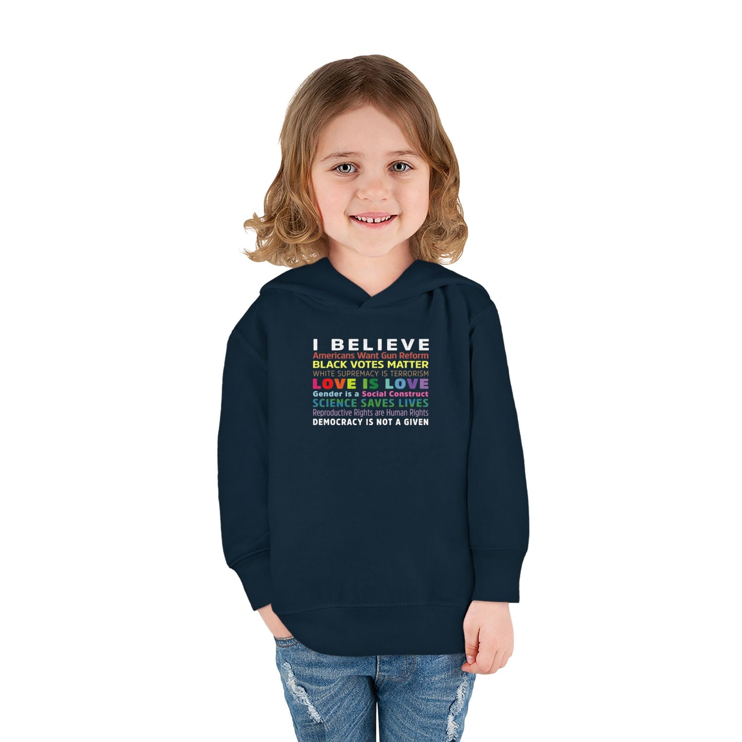 “I / We Believe 2024” Toddler Hoodie