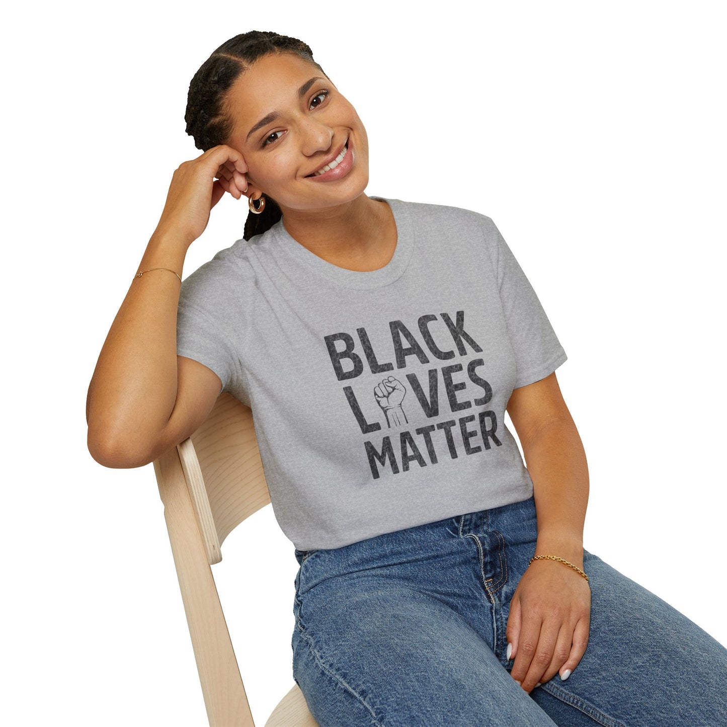 “Black Lives Matter – Unity Fist” Unisex T-Shirt