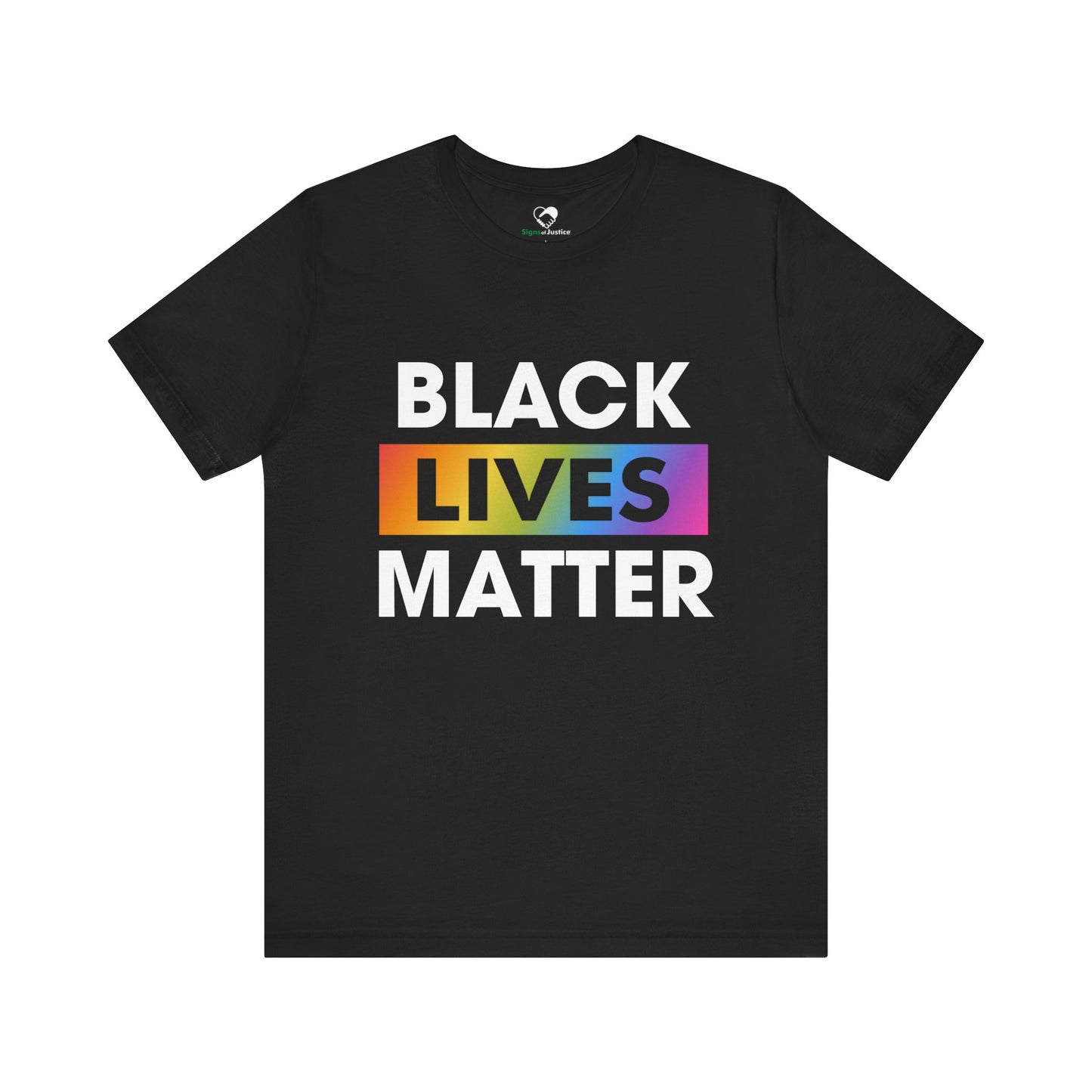 “Black Lives Matter (LGBTQ+)” Unisex T-Shirt (Bella+Canvas)