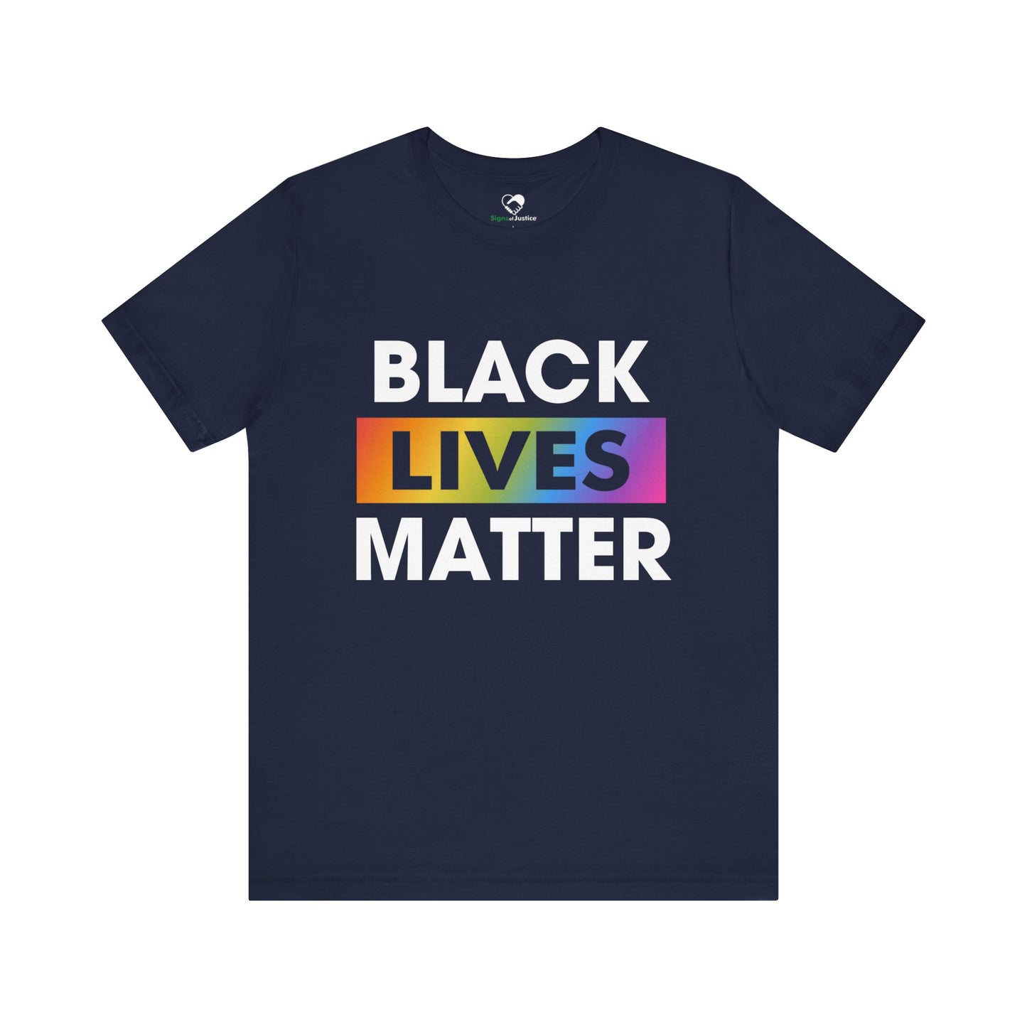 “Black Lives Matter (LGBTQ+)” Unisex T-Shirt (Bella+Canvas)
