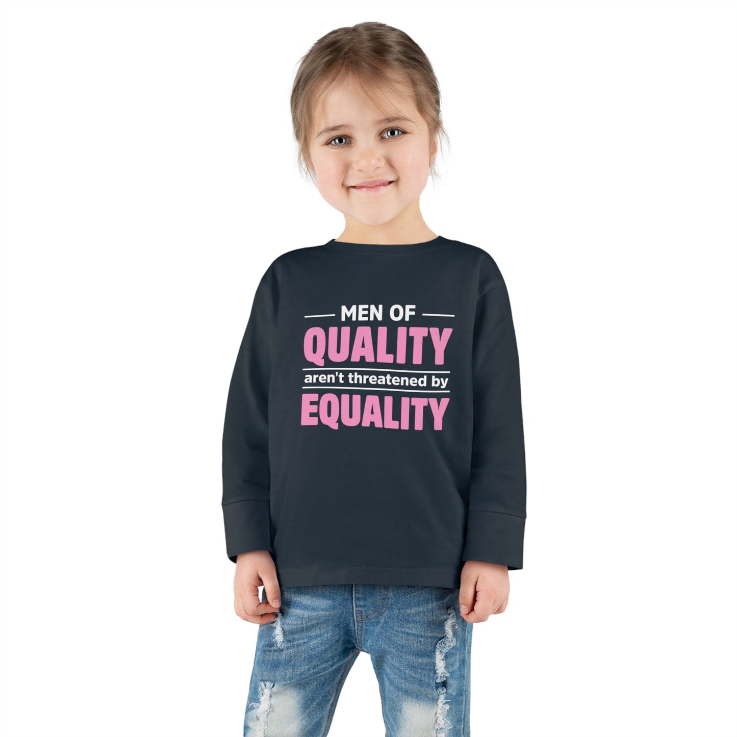 “Men of Quality”   Toddler Long Sleeve Tee