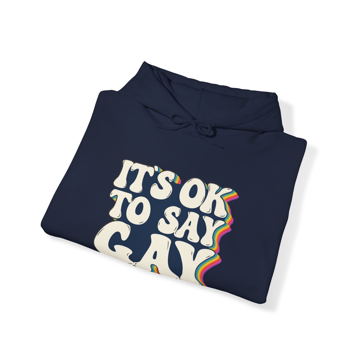 “It’s OK to Say Gay” Unisex Hoodie