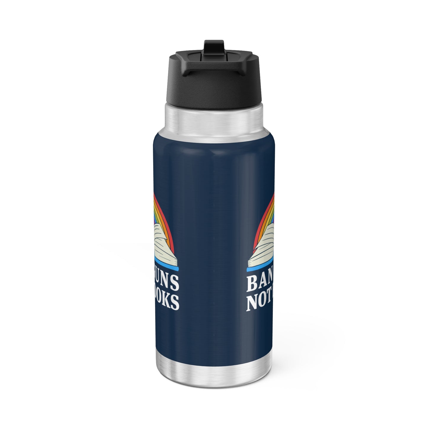 “Ban Guns Not Books” 32 oz. Tumbler/Water Bottle