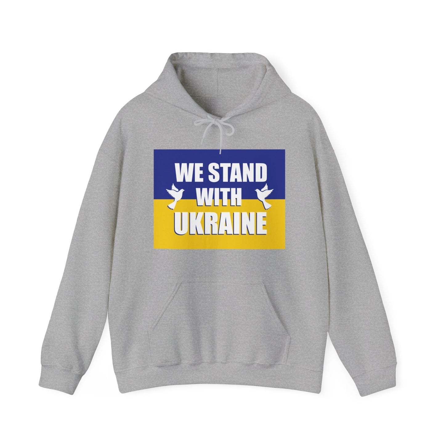“We Stand With Ukraine” Unisex Hoodie