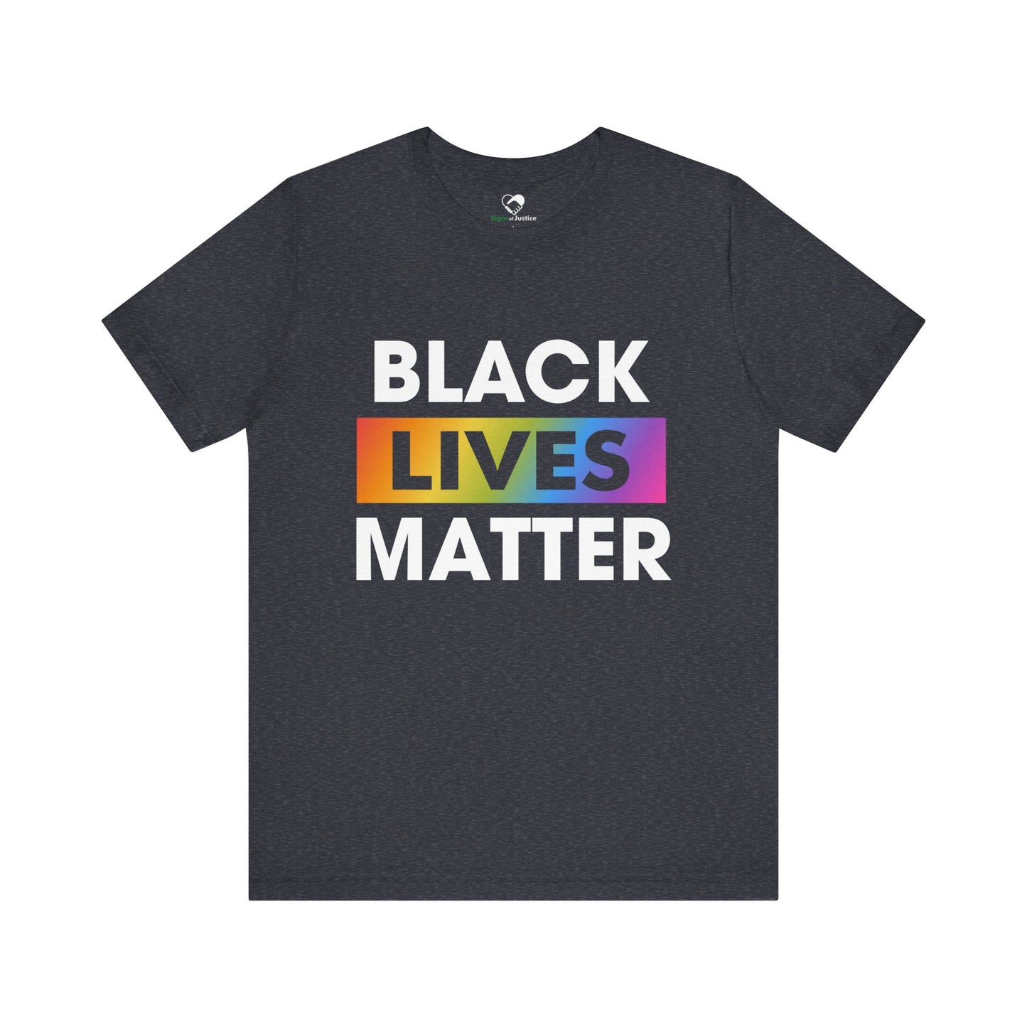 “Black Lives Matter (LGBTQ+)” Unisex T-Shirt (Bella+Canvas)