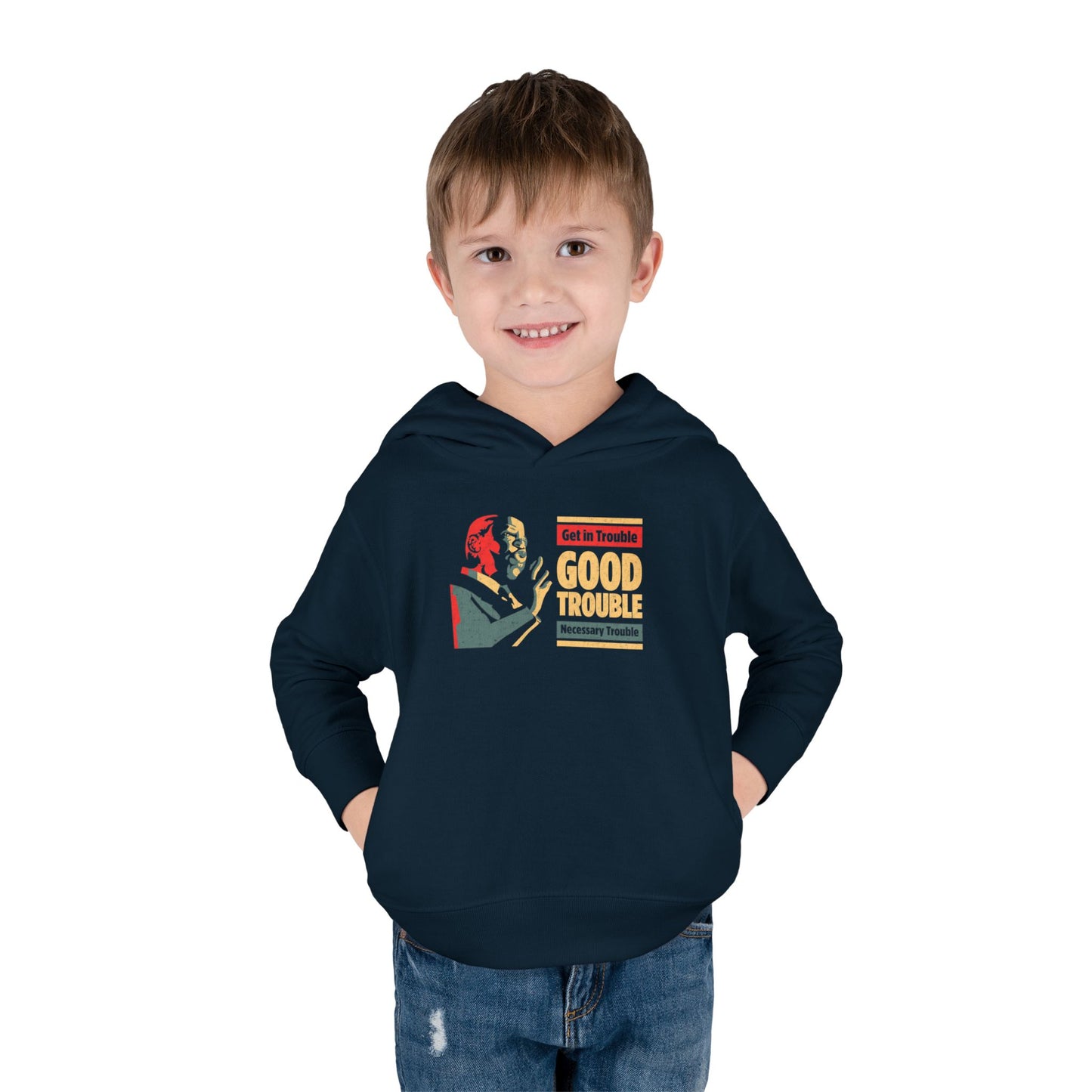 “John Lewis: Good Trouble” Toddler Hoodie