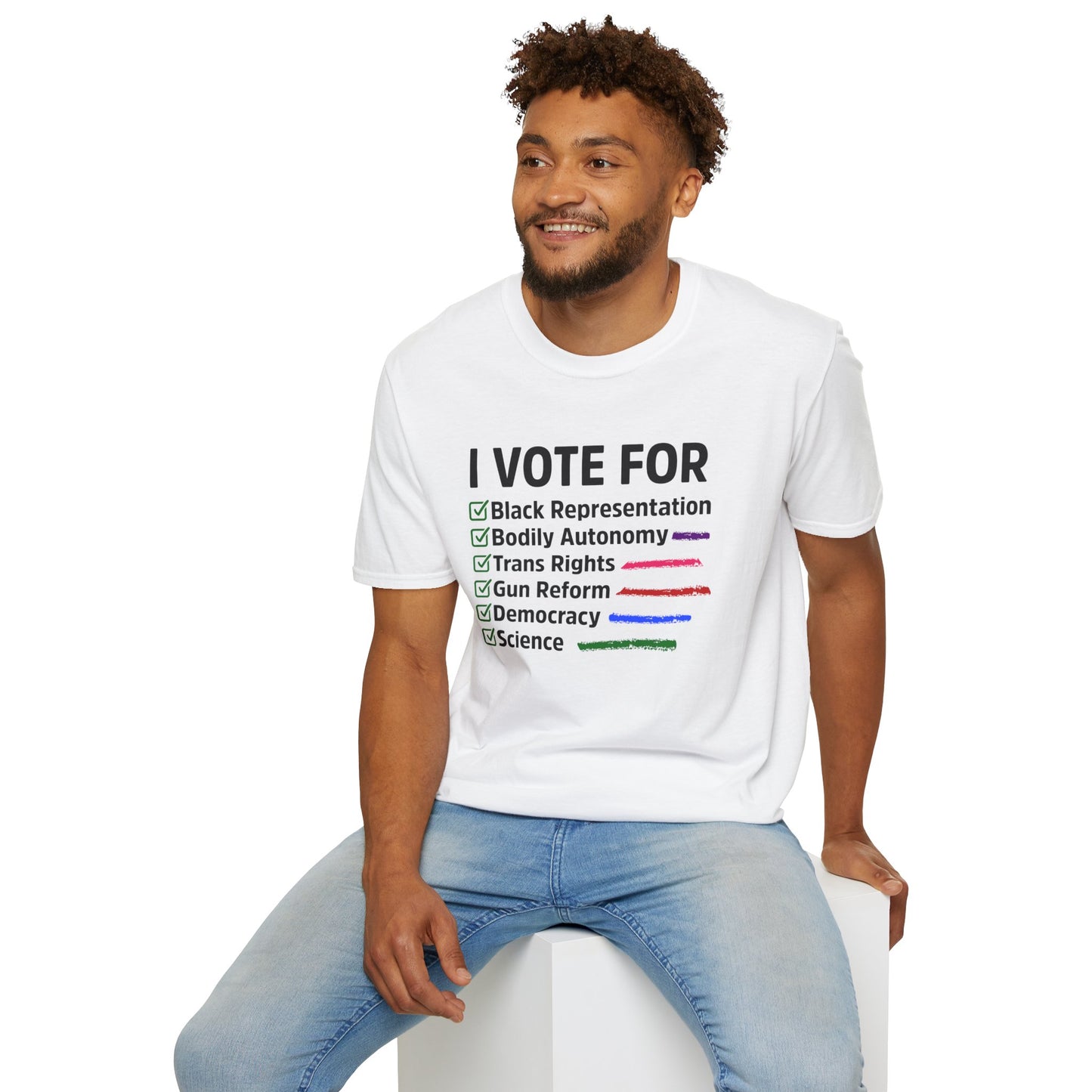 “I Vote For” Unisex T-Shirt