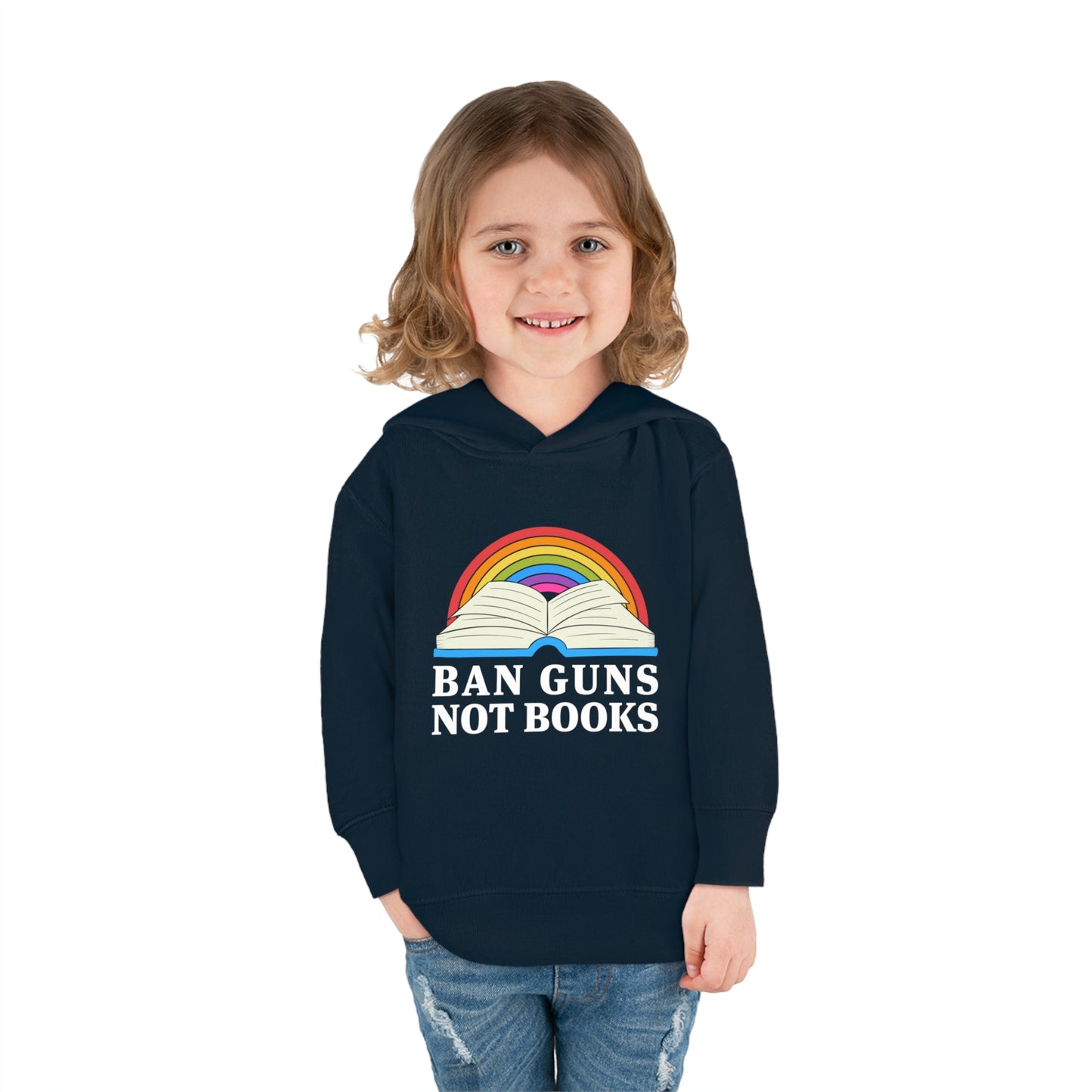 "Ban Guns Not Books" Toddler Hoodie