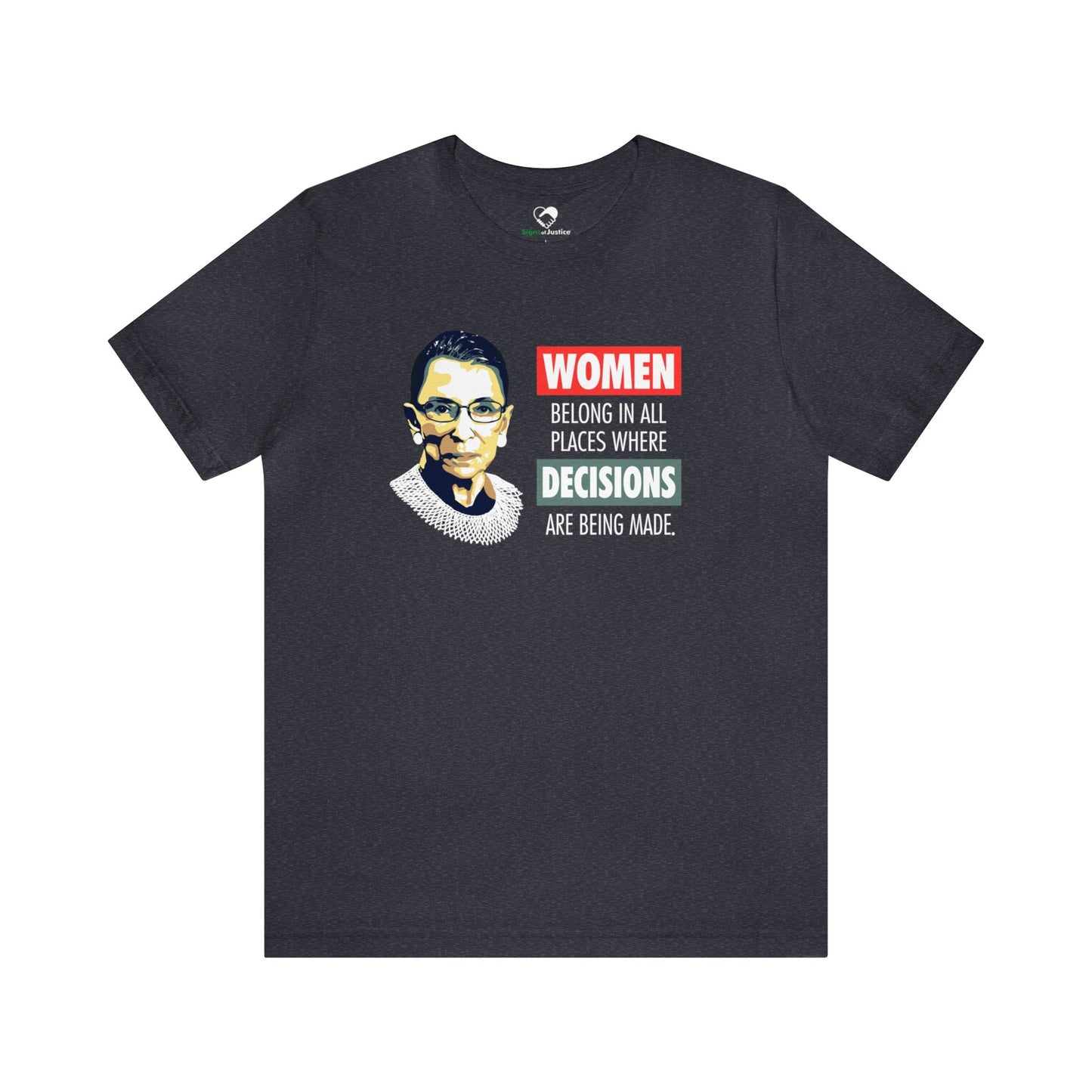 “Notorious RBG” Unisex T-Shirt (Bella+Canvas)