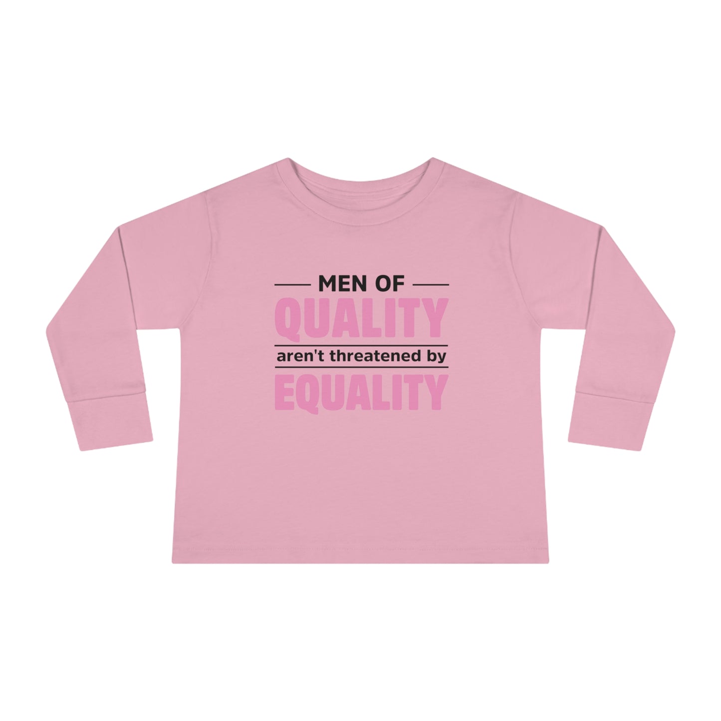 “Men of Quality”   Toddler Long Sleeve Tee