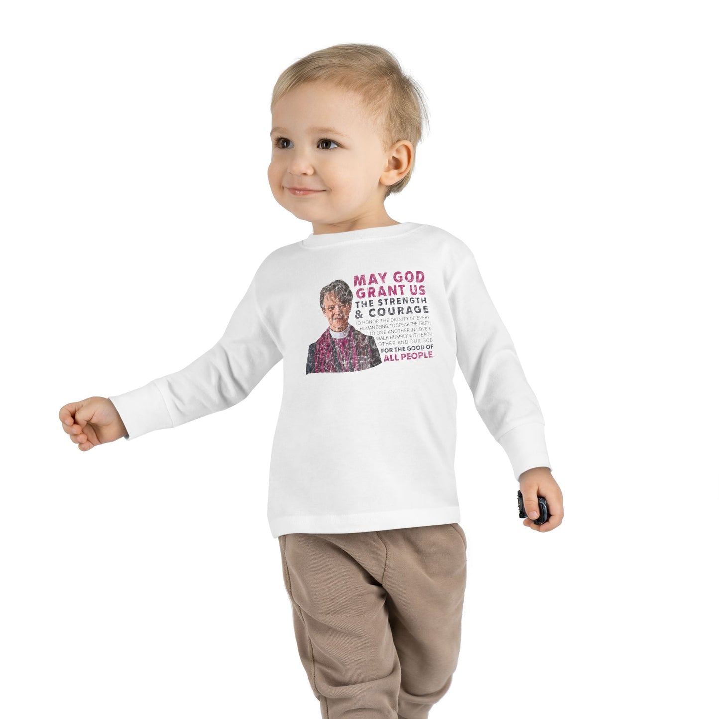 "Mariann Budde Bishop" Toddler Long Sleeve Tee