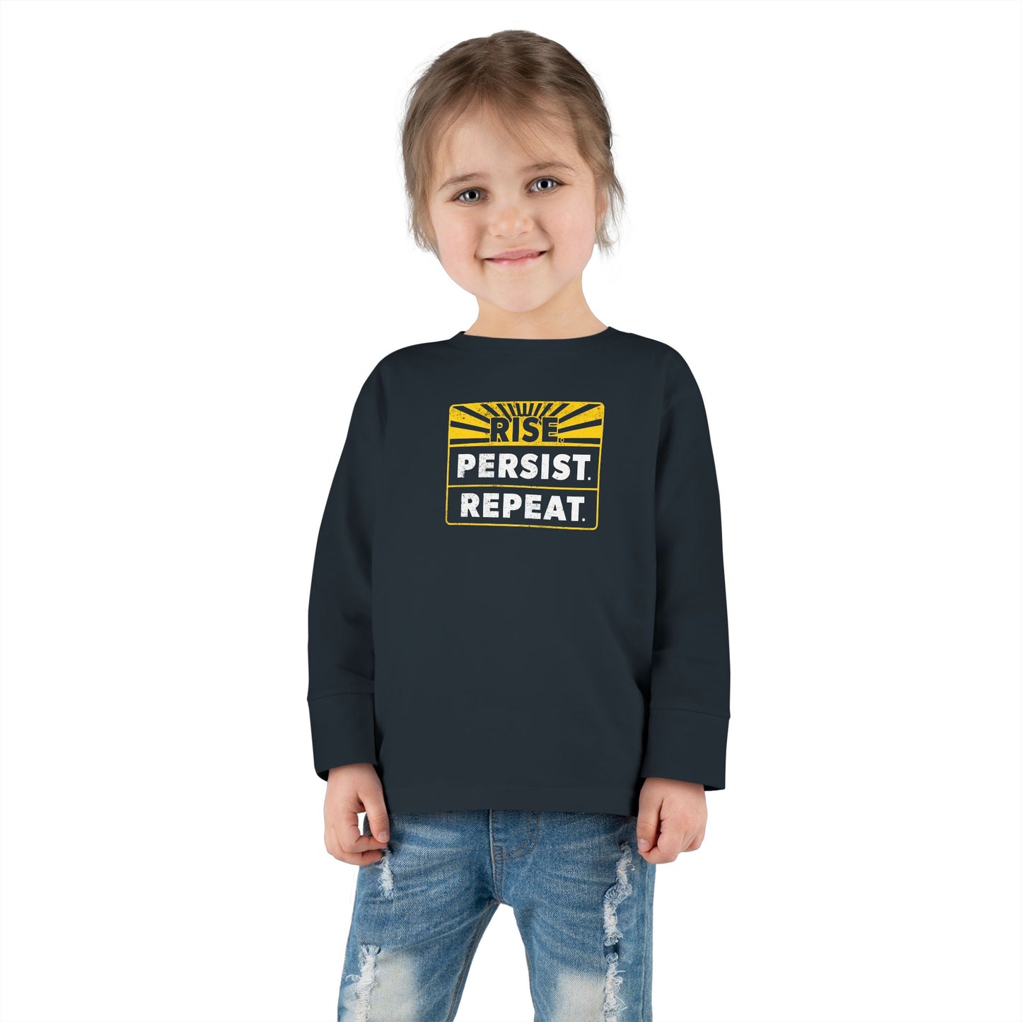 "Rise Persist Repeat" Toddler Long Sleeve Tee