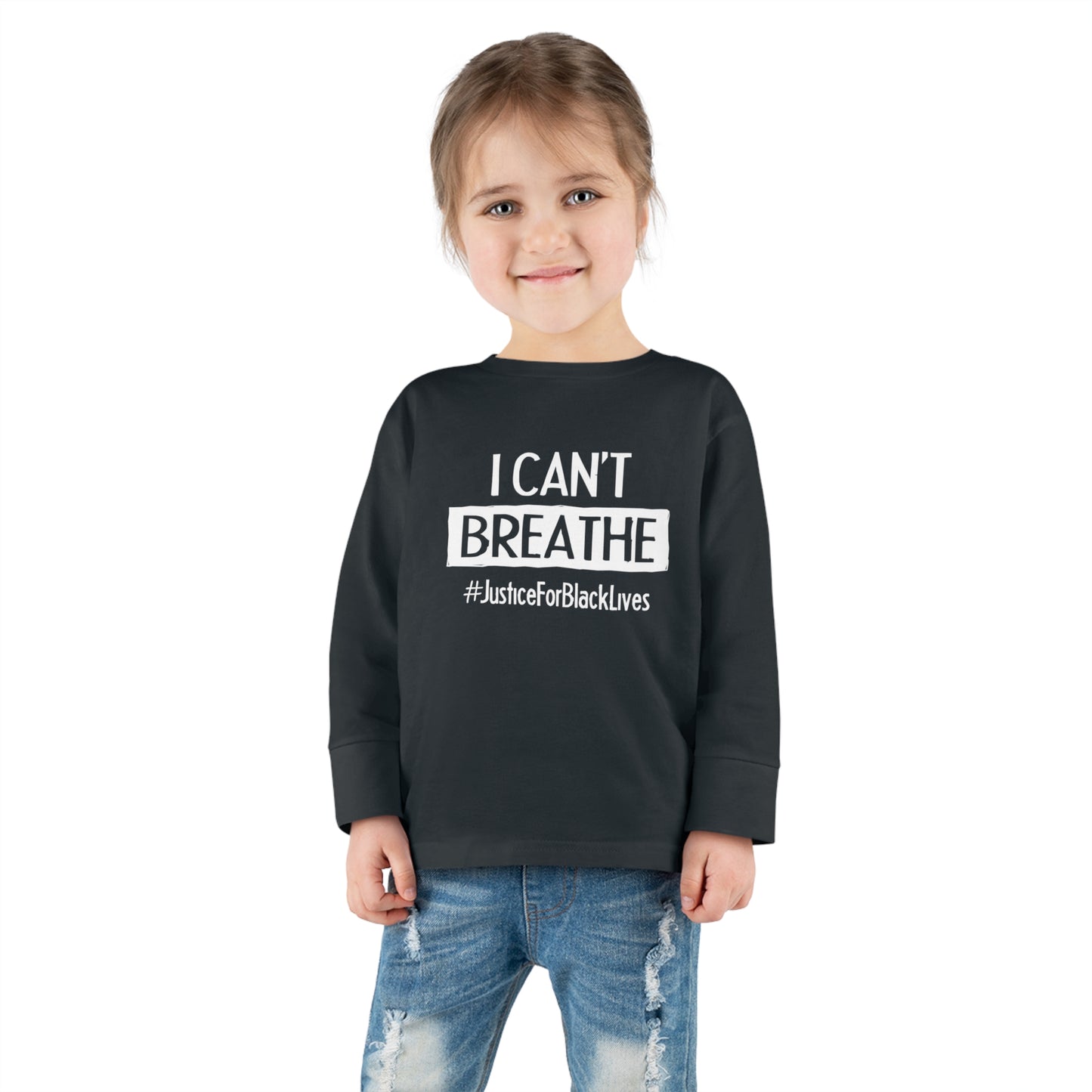 “I Can't Breathe”  Toddler Long Sleeve Tee