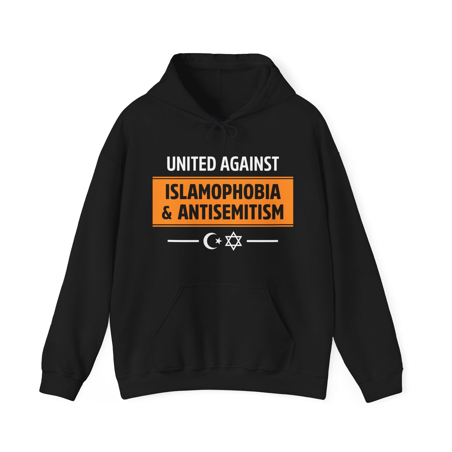 "United Against Islamophobia & Antisemitism" Unisex Hoodie