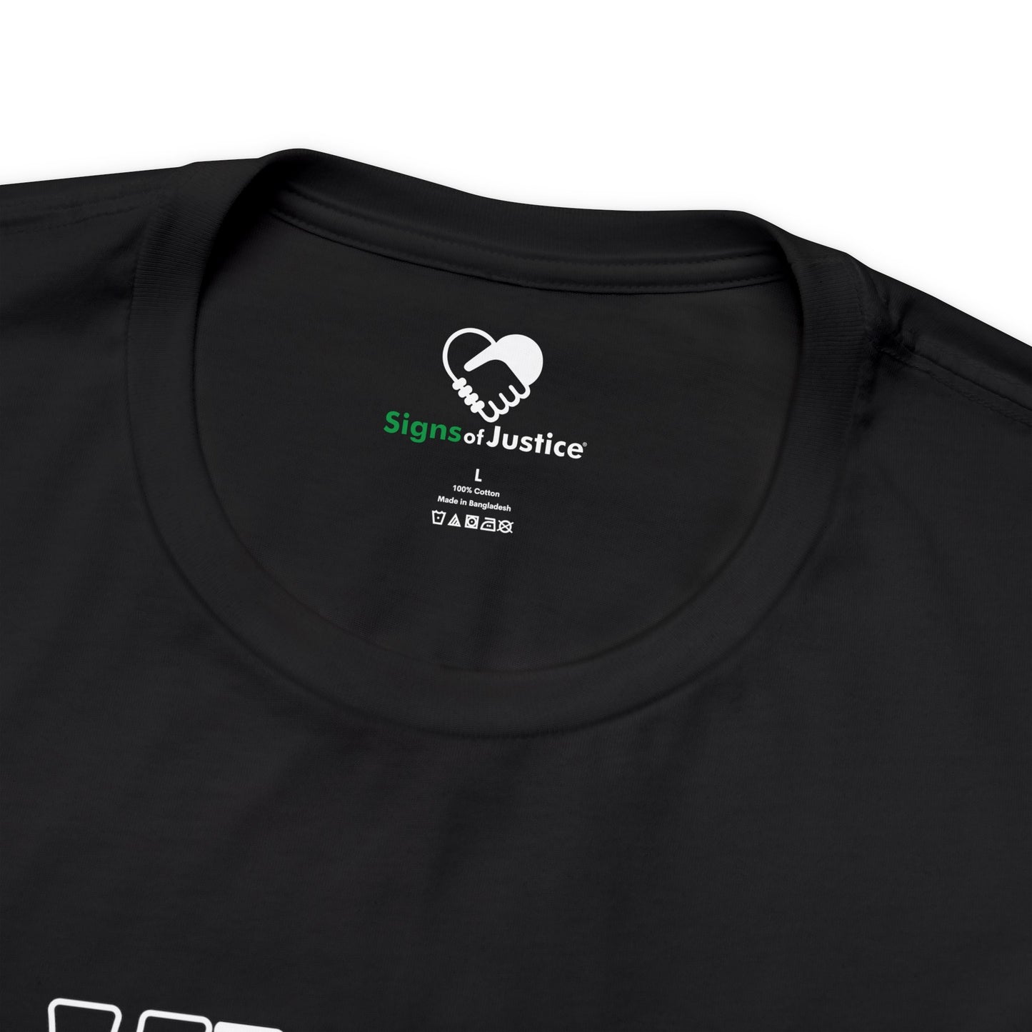 “Know Justice, Know Peace (Classic)” Unisex T-Shirt (Bella+Canvas)