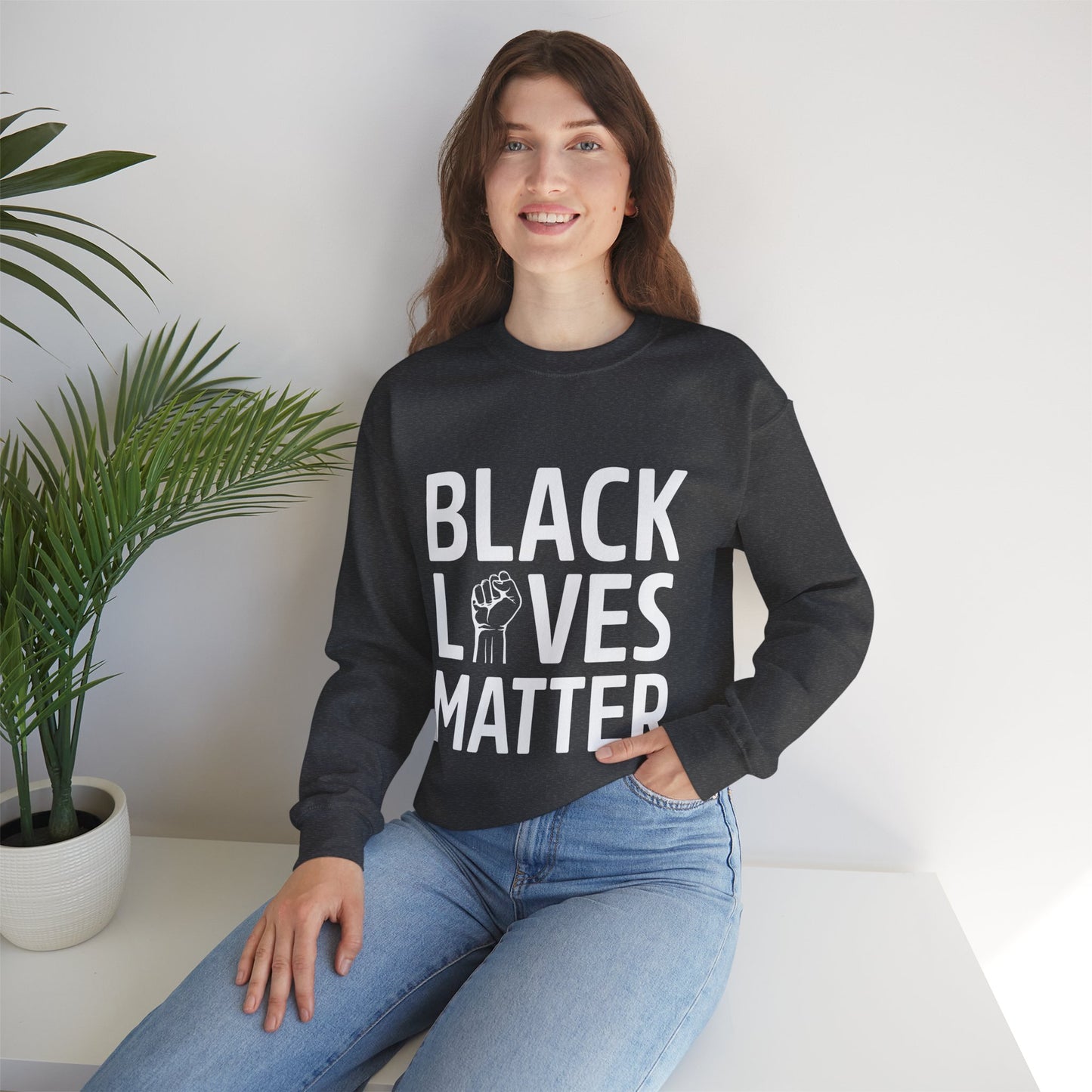 “Black Lives Matter – Unity Fist”  Unisex Sweatshirt