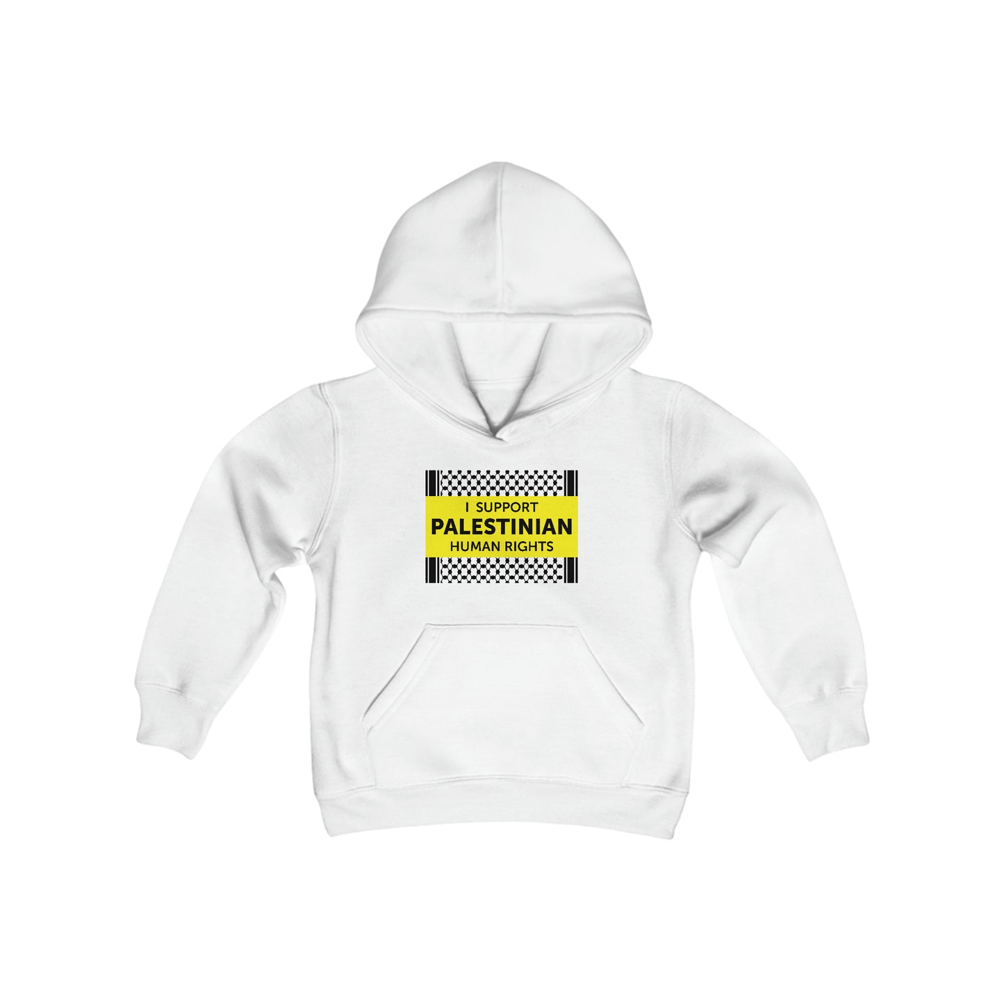 “I Support Palestinian Human Rights” Youth Hoodie