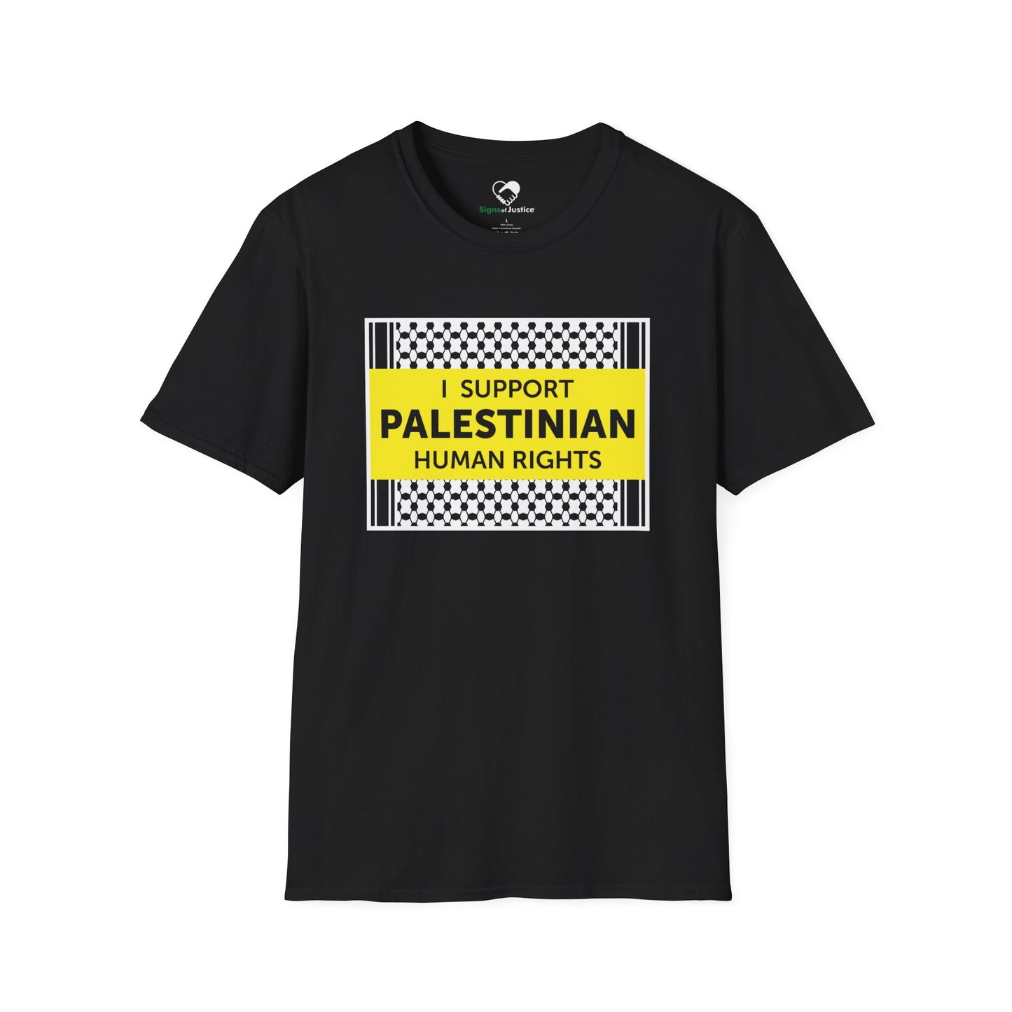 “I Support Palestinian Human Rights” Unisex T-Shirt