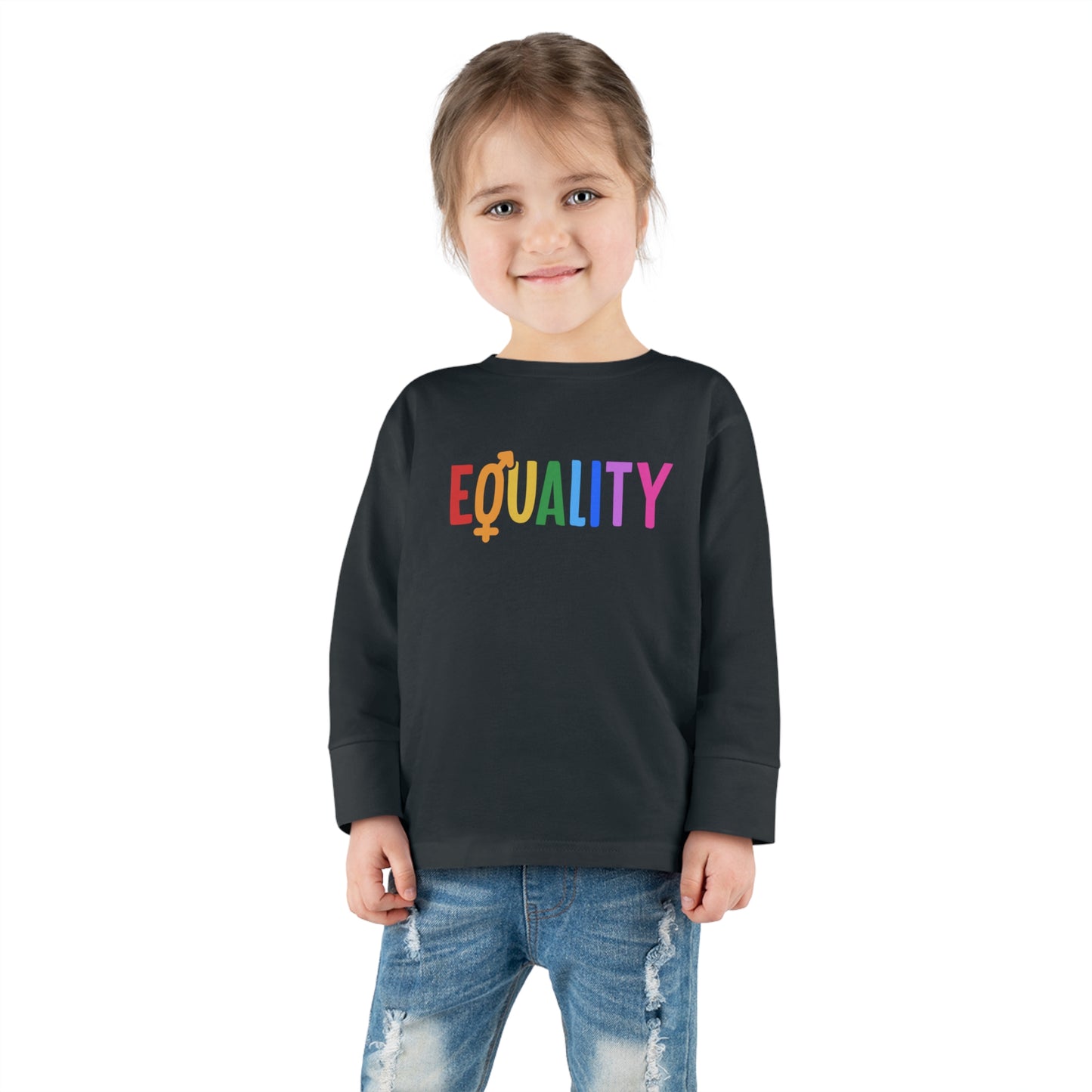 “LGBTQIA+ Equality” Toddler Long Sleeve Tee