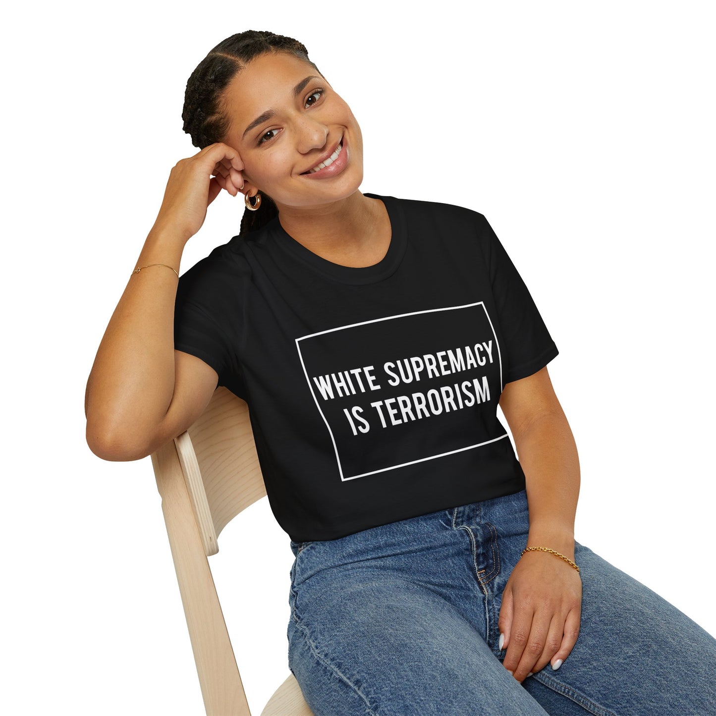 “White Supremacy is Terrorism” Unisex T-Shirt