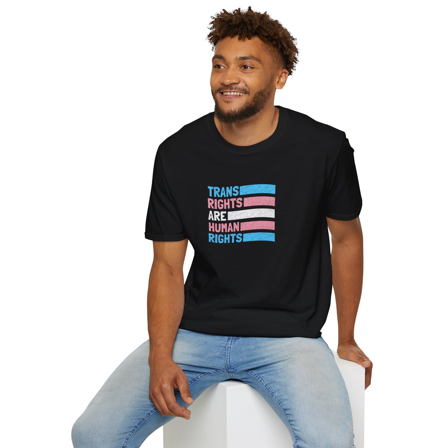 “Trans Rights Are Human Rights” Unisex T-Shirt