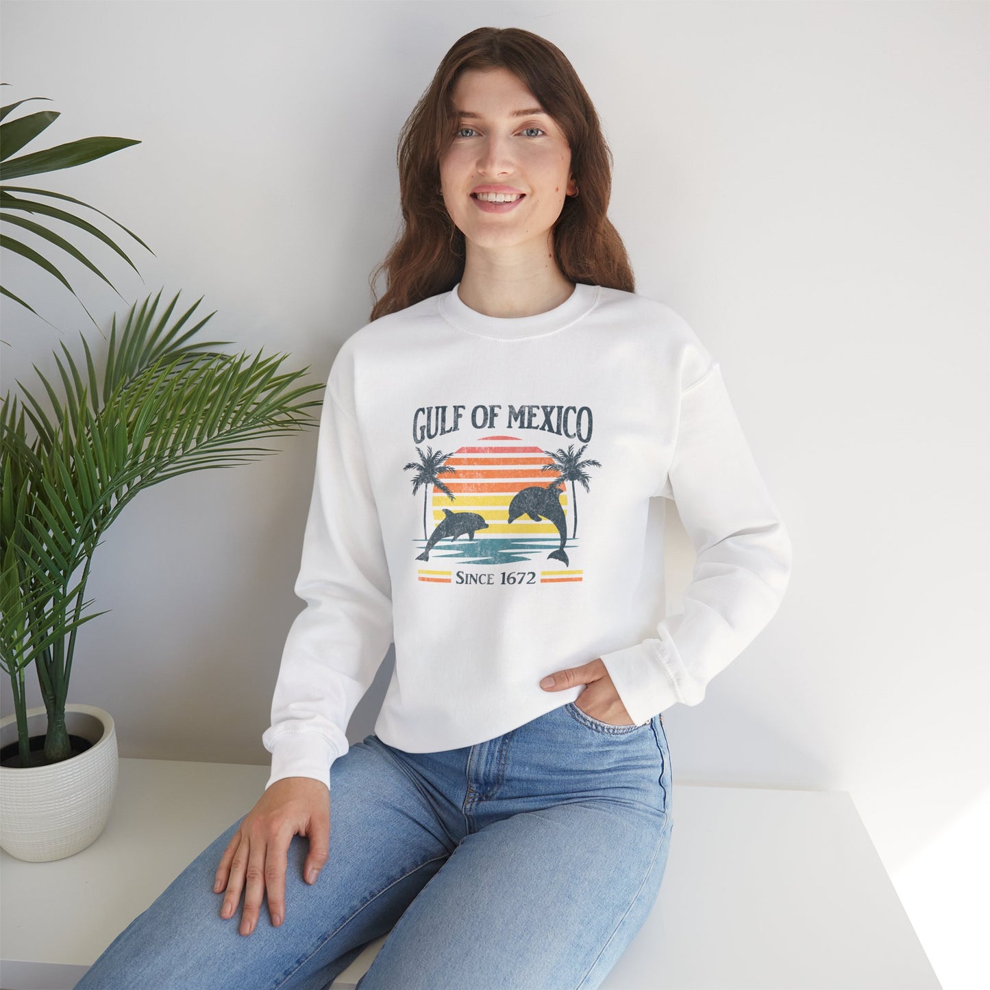 "Gulf of Mexico - Since 1672" Unisex Sweatshirt