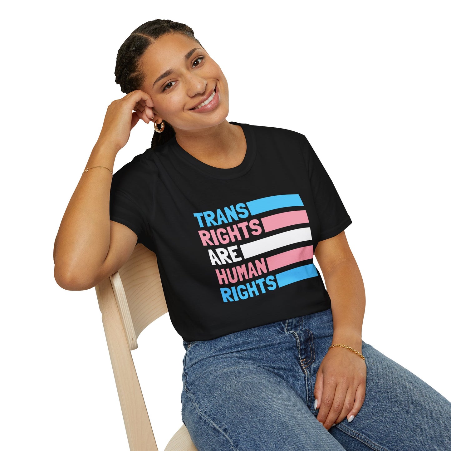 “Trans Rights Are Human Rights” Unisex T-Shirt