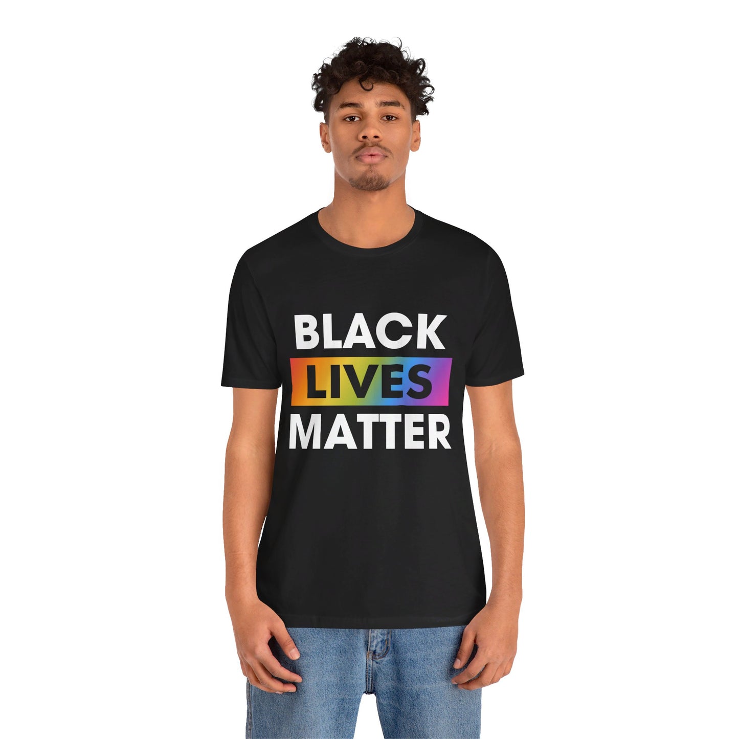 “Black Lives Matter (LGBTQ+)” Unisex T-Shirt (Bella+Canvas)