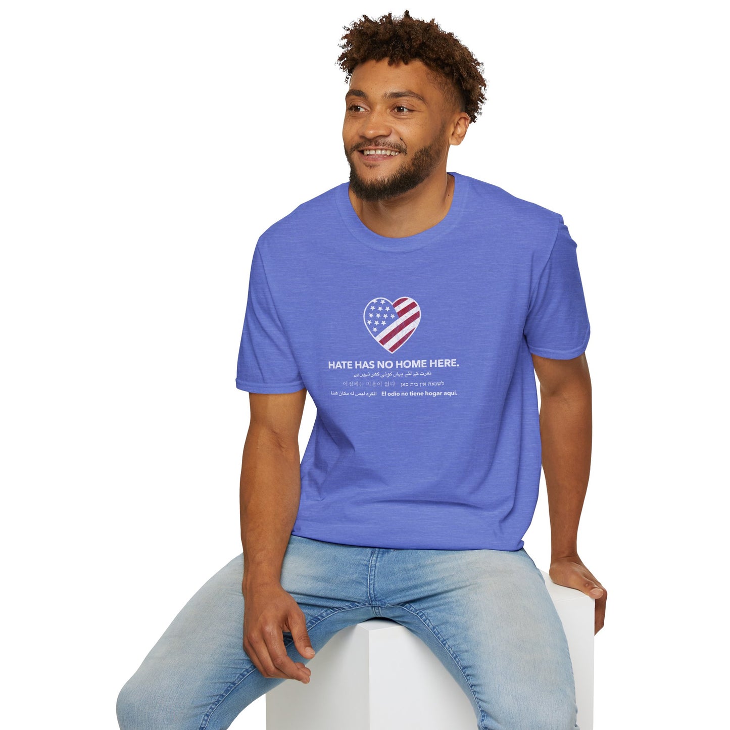 “Hate Has No Home Here” Unisex T-Shirt