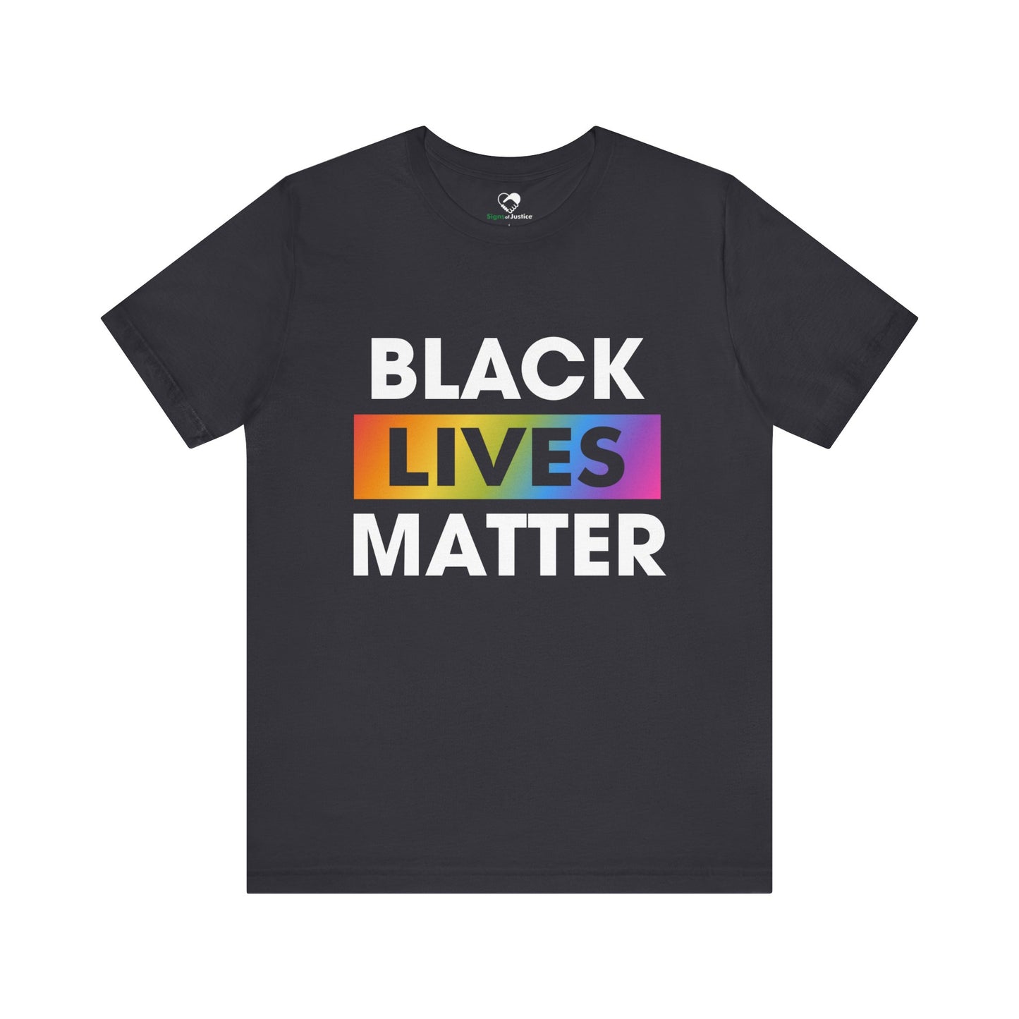 “Black Lives Matter (LGBTQ+)” Unisex T-Shirt (Bella+Canvas)