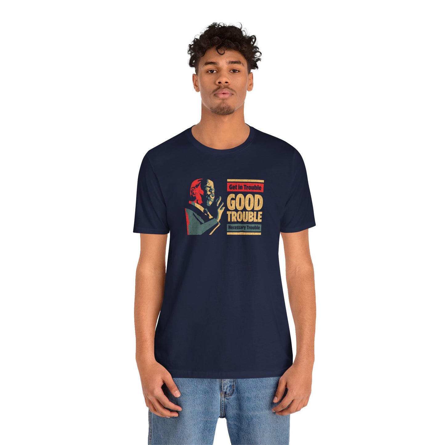 “John Lewis: Good Trouble” Unisex T-Shirt (Bella+Canvas)
