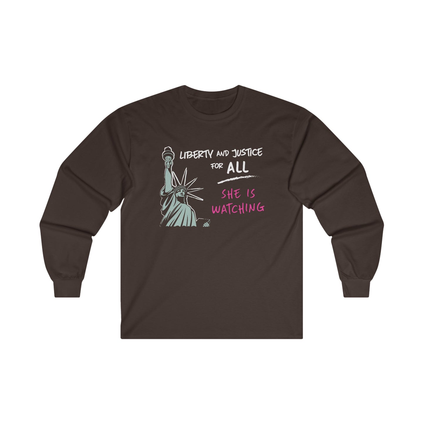 “Lady Liberty” Unisex Long Sleeve T-Shirt