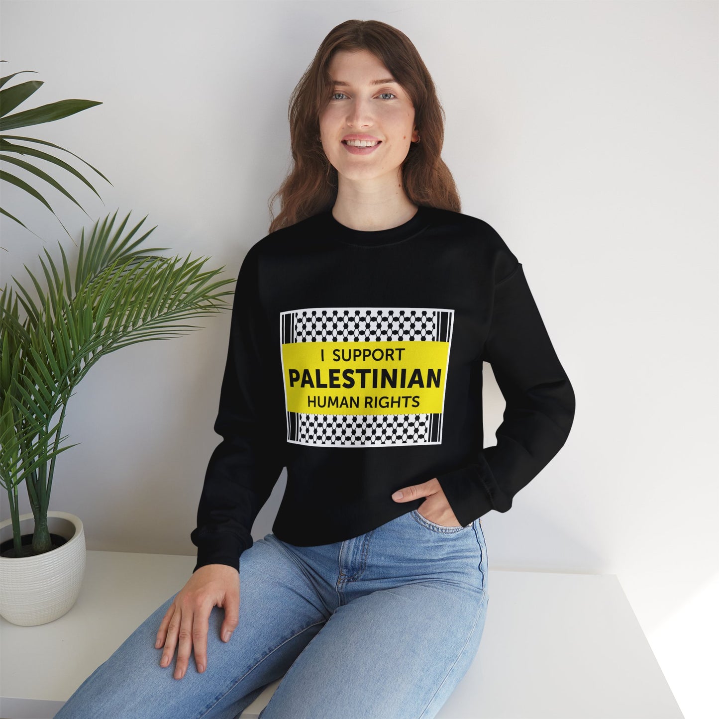 “I Support Palestinian Human Rights” Unisex Sweatshirt