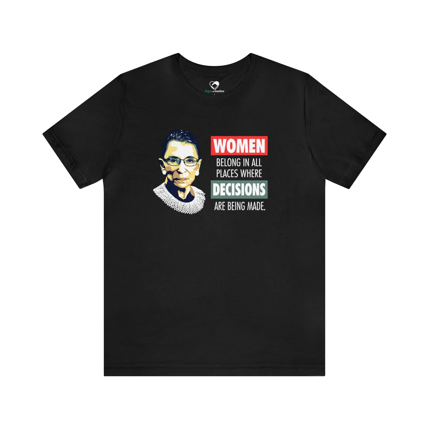 “Notorious RBG” Unisex T-Shirt (Bella+Canvas)