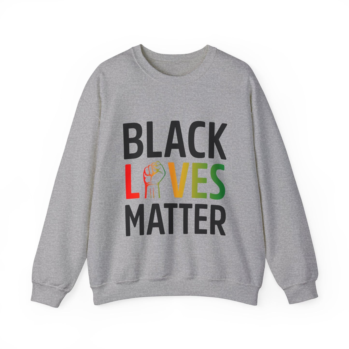 “Black Lives Matter – Unity Fist (Pan-Africa)” Unisex Sweatshirt