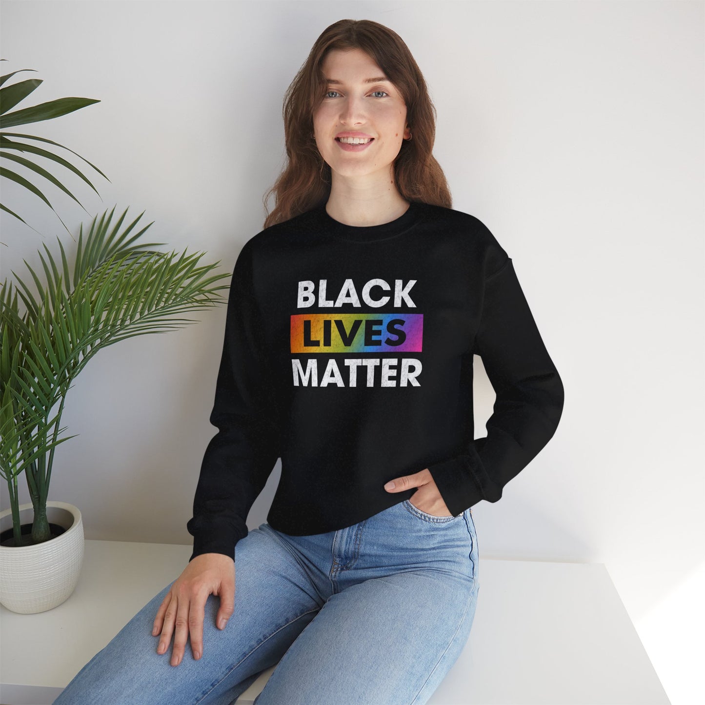 “Black Lives Matter (LGBTQ+)” Unisex Sweatshirt
