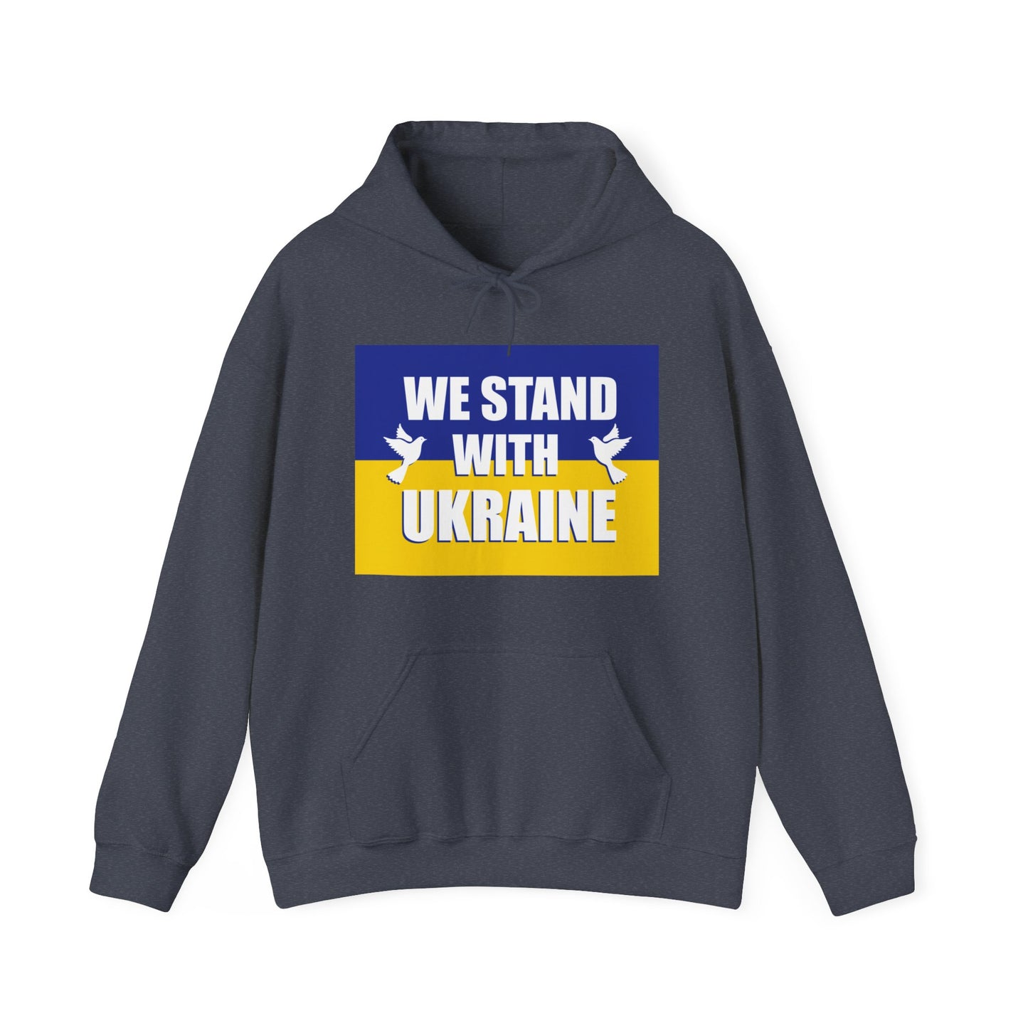 “We Stand With Ukraine” Unisex Hoodie