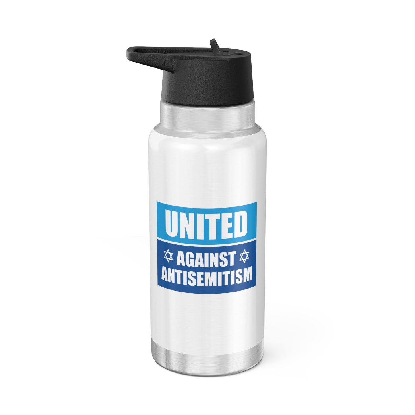 “United Against Antisemitism” 32 oz. Tumbler/Water Bottle