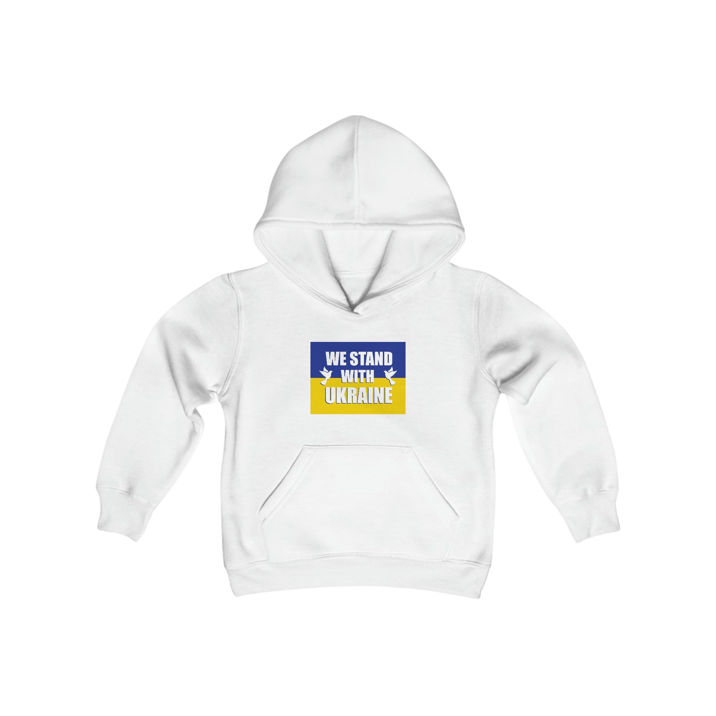 “We Stand With Ukraine” Youth Hoodie