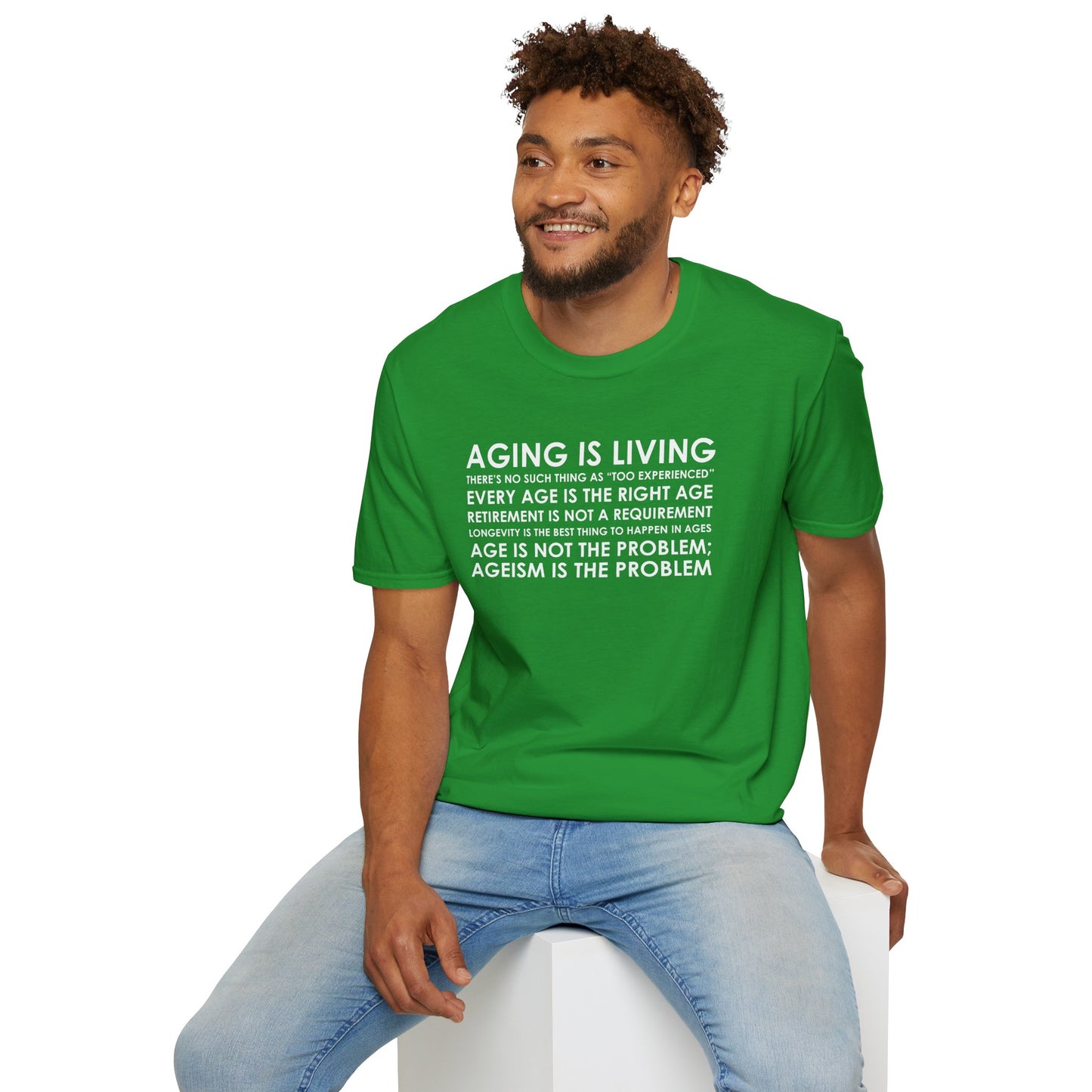 "Aging Is Living" Unisex T-Shirt
