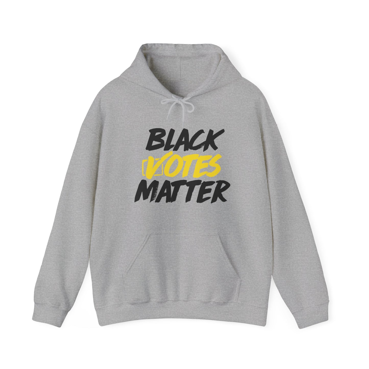 “Black Votes Matter” (white text) Unisex Hoodie