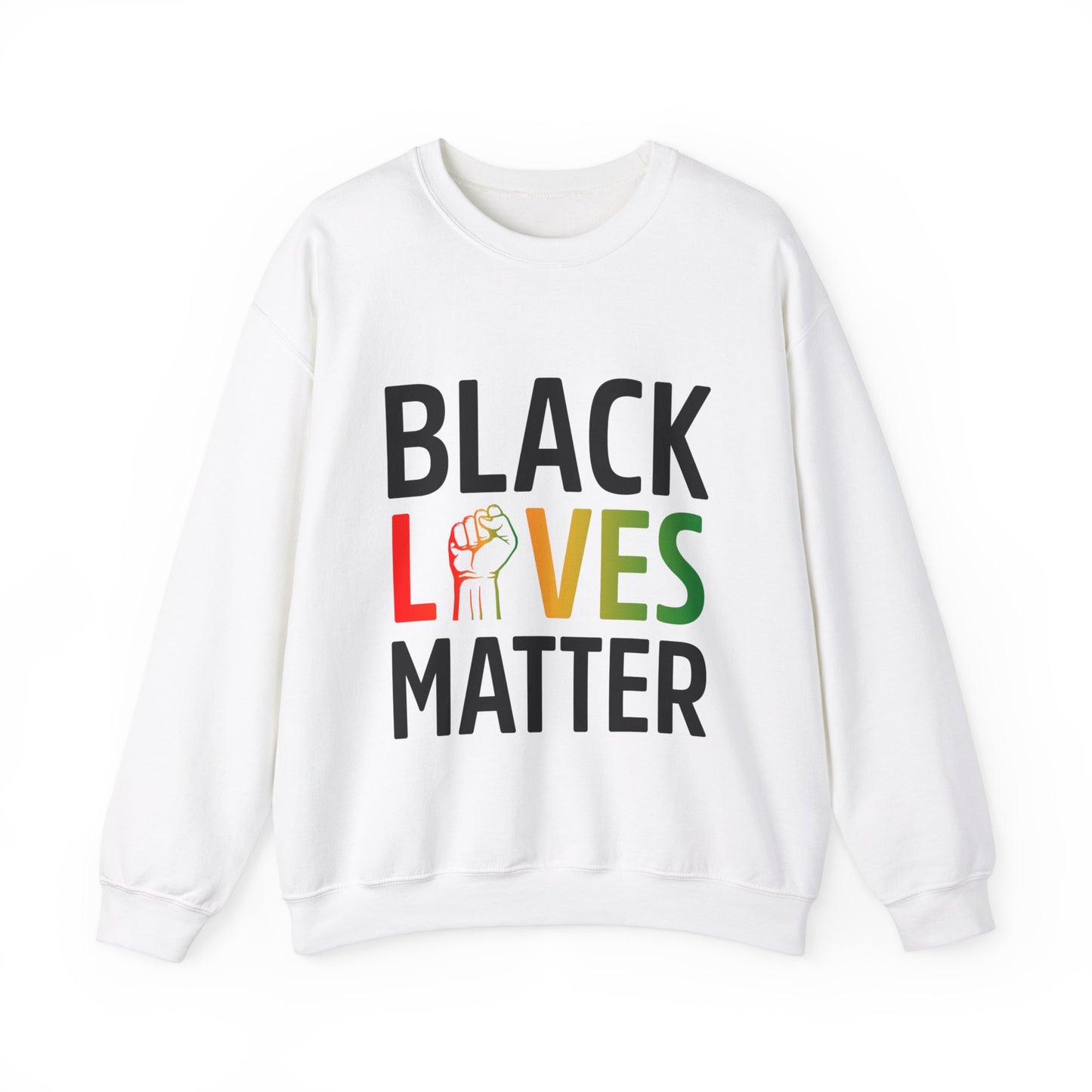 “Black Lives Matter – Unity Fist (Pan-Africa)” Unisex Sweatshirt